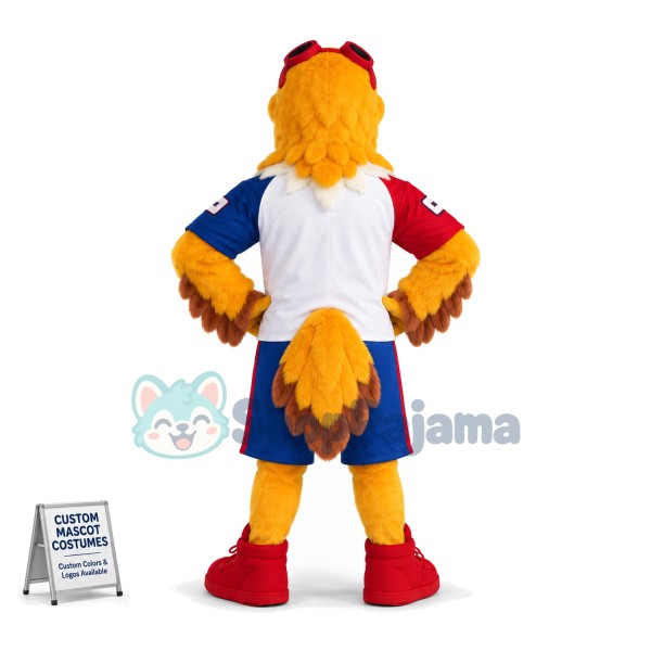 Adult Size Falcon of The Team Mascot Costume