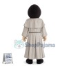 Social Priest in The Robe Mascot Costume