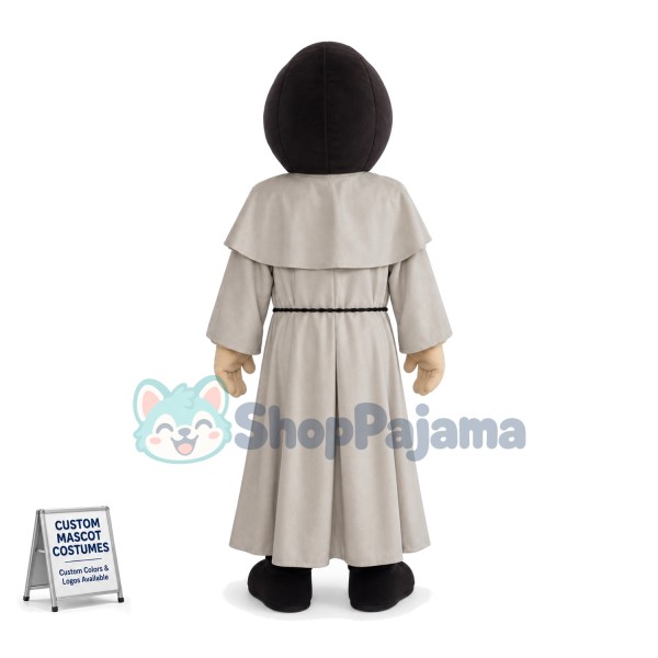 Social Priest in The Robe Mascot Costume
