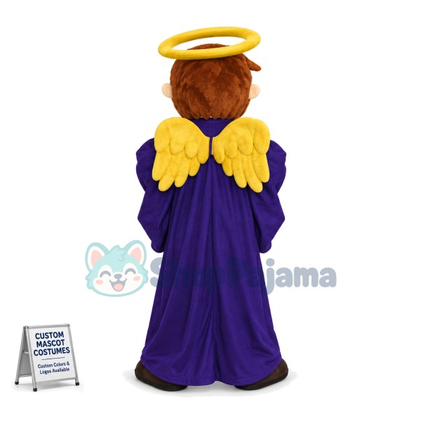 Holy Western Angel Mascot Costume