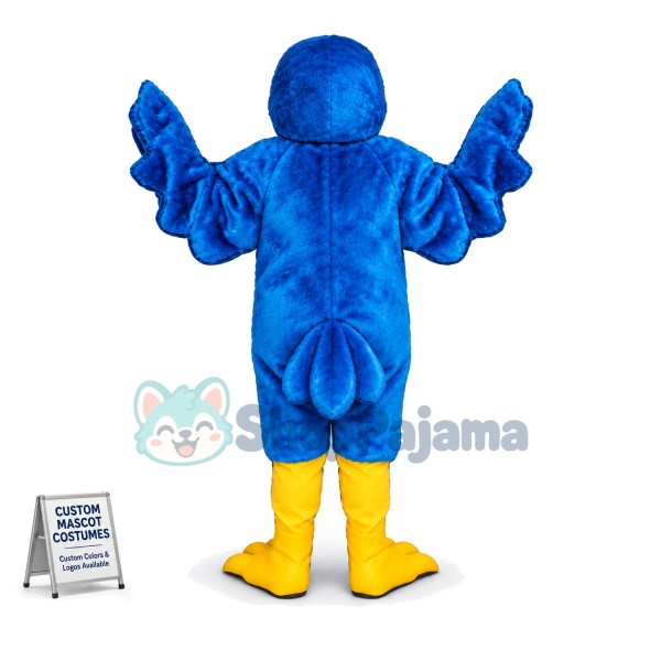 Blue & Brown Bird Adult Size Mascot Costume