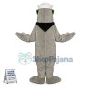 Crew Dolphin With Sunglasses Mascot Costume