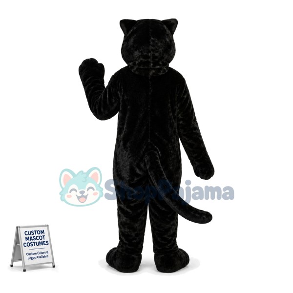 Black Panther With Fierce Look Mascot Costume
