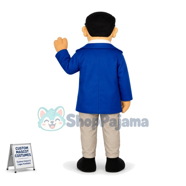 Serious Academic Expert Mascot Costume