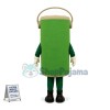 Green Energy-saving Battery Mascot Costume