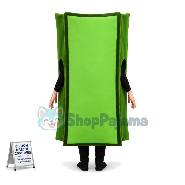 Dozen of Green Dollar Banknotes Mascot Costume