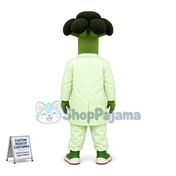 Broccoli Man Mascot Costume Whole Outfit