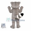 Carefully Gray Raccoon Mascot Costume