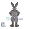 Angry Easter Gray Bunny Mascot Costume