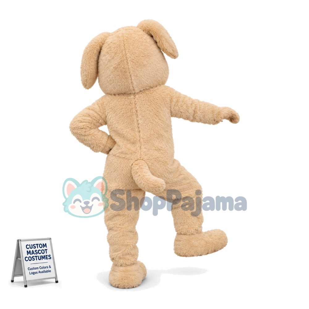 Easter Thinking Brown Rabbit Mascot Costume
