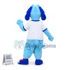 Stunned Blue Sport Dog Mascot Costume
