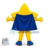 Bright Yellow Star Mascot Costume for Adult