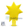Yellow Seven-pointed Star Mascot Costume