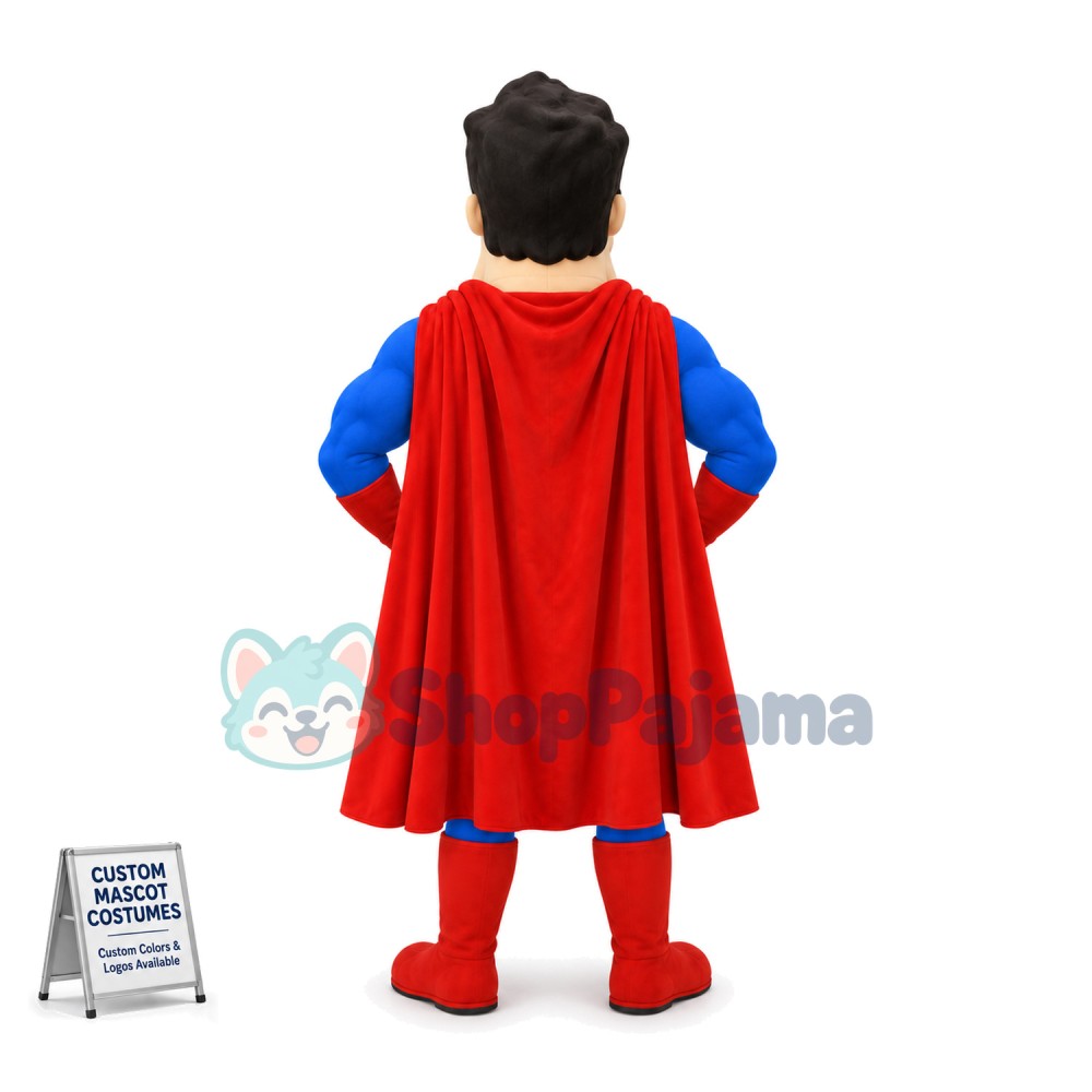 Righteous Muscle Superman Mascot Costume