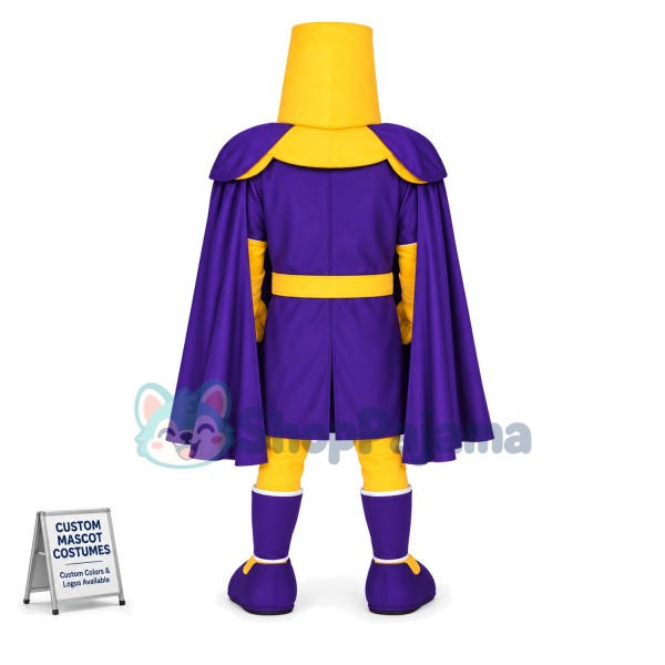 Fully Armed Purple Guard Mascot Costume