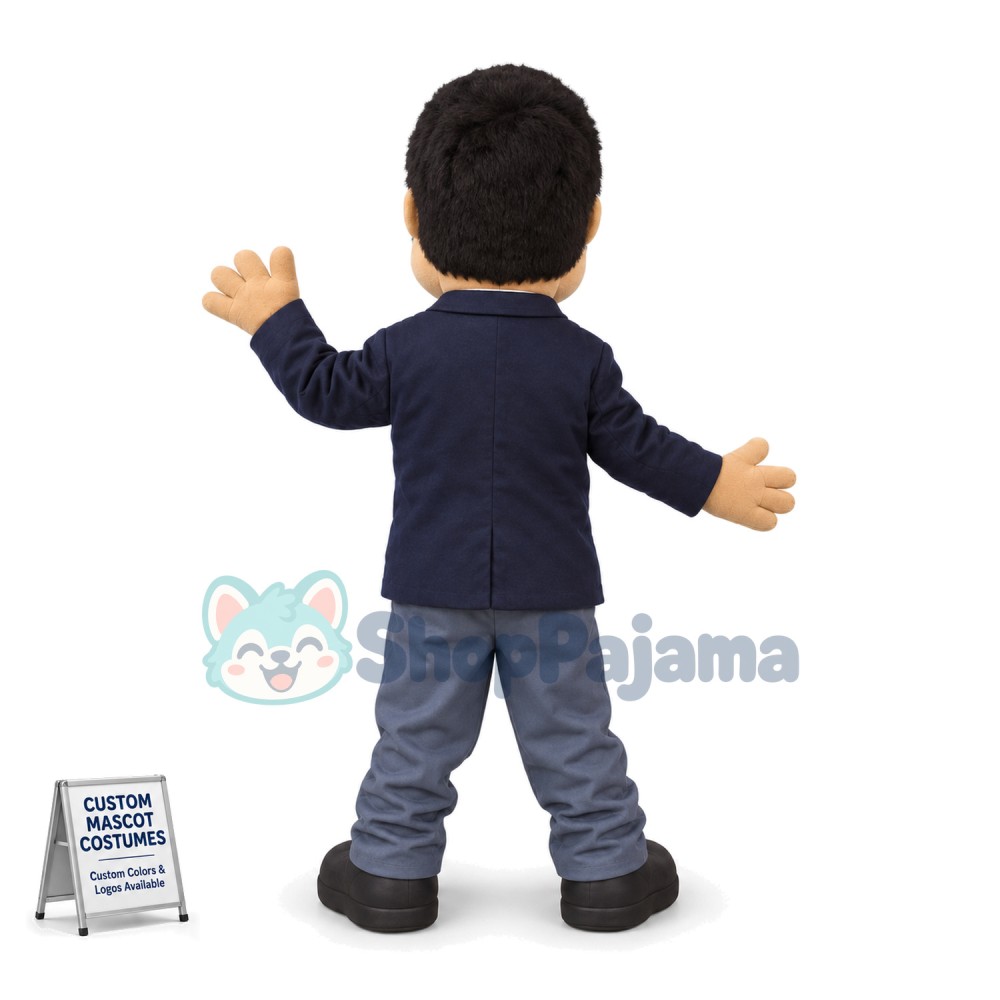 Teaching Black Lecturer Mascot Costume