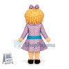 Blonde Doll With Dinner Dress Mascot Costume