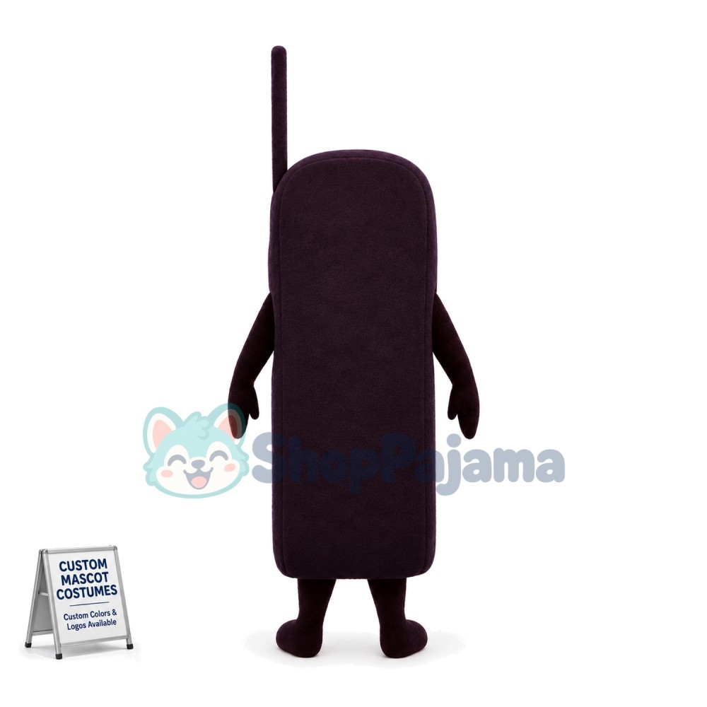 Convenient Brown Calling Machine Mascot Costume