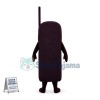 Convenient Brown Calling Machine Mascot Costume