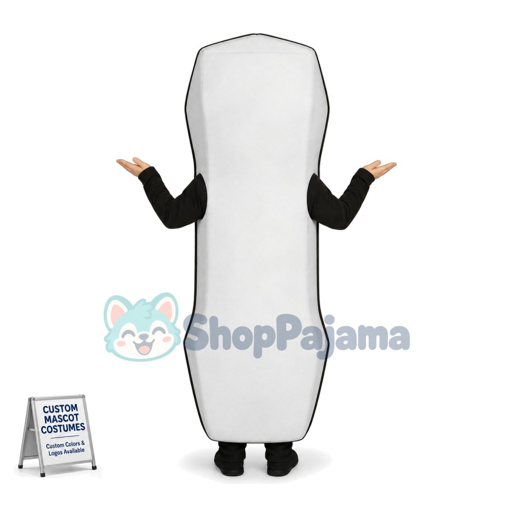 Previous Wired White Telephone Mascot Costume