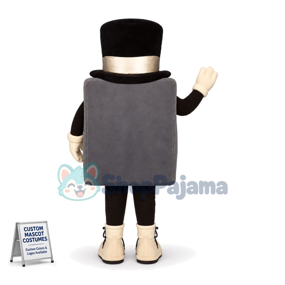 The Safe With Top Hat Mascot Costume