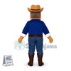 Blue Eyes Foreign Farmer Mascot Costume