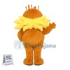 Plush Yellow Gopher Mascot Costume
