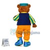 Bear Wearing Full Set of Work Uniforms Mascot Costume