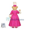 Bear In The Palace Lace Dress Mascot Costume