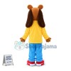 Study Brown Horse With Glasses Mascot Costume
