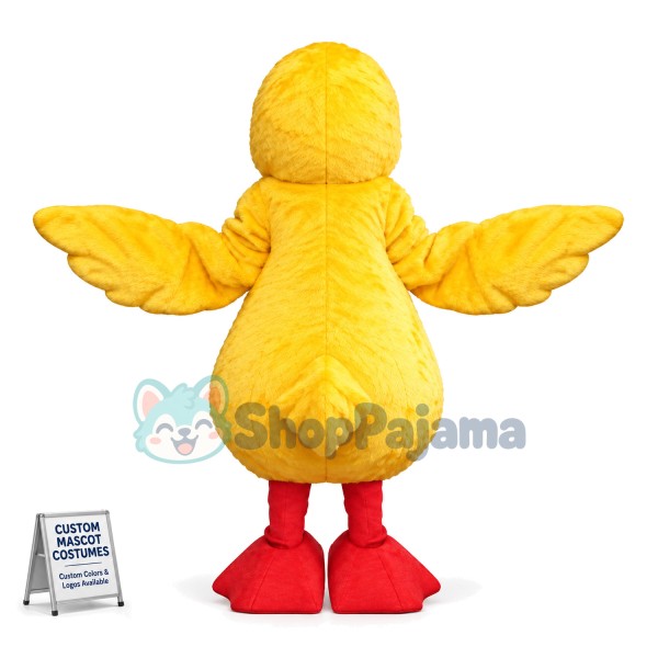 Adult Plush Star Duck Mascot Costume