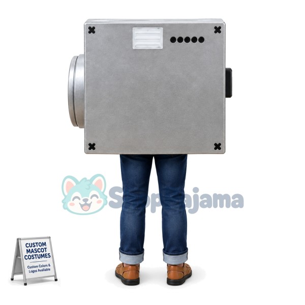 Silver Advanced Camera Mascot Costume