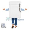 Household Drum Washing Machine Mascot Costume