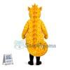Spotted Yellow Seahorse Mascot Costume