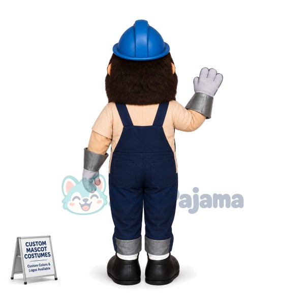 Elder Bearded Miner Mascot Costume