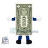 Cartoon Style Paper Money Mascot Costume