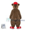 Referee Bear With Whistle Mascot Costume