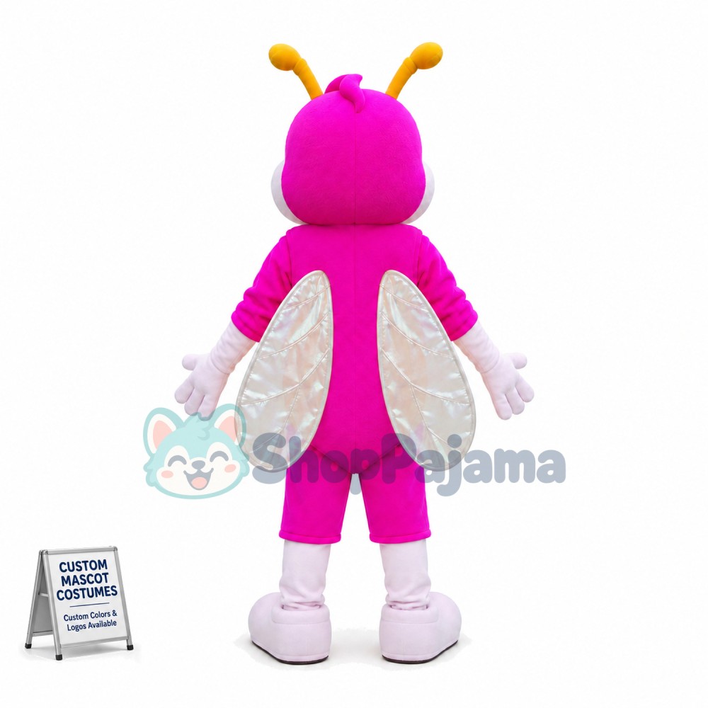 Bright Colored Butterfly Mascot Costume
