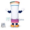 Rolled Up Newspaper Mascot Costume