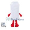 White Fence of Garden Mascot Costume