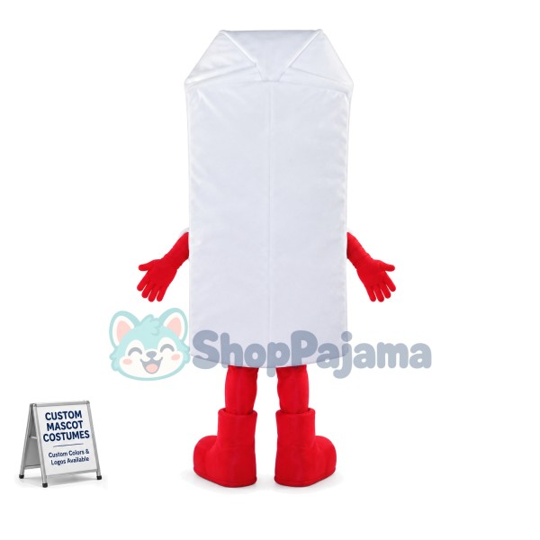 White Fence of Garden Mascot Costume