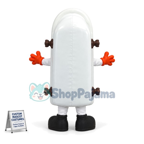 Baby Bathtub With Wheels Mascot Costume