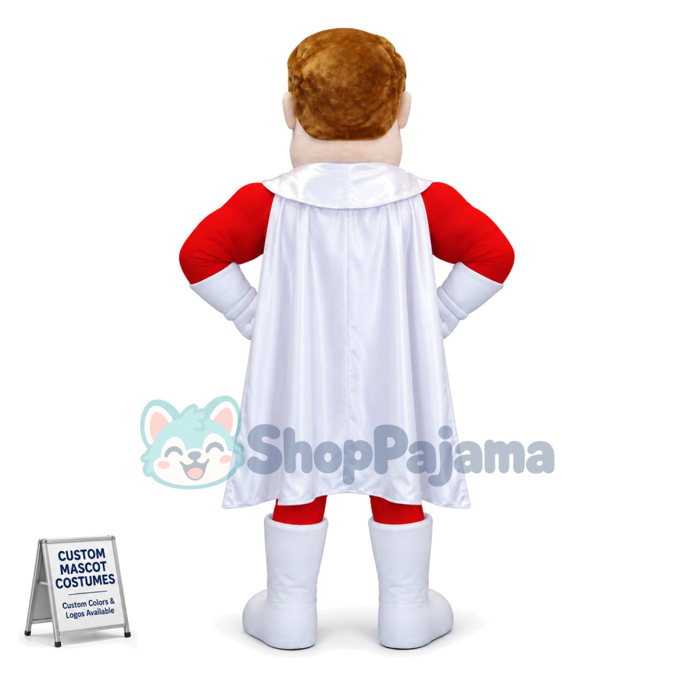 Powerful Superhero Mascot Costume
