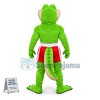 Fighter Green Muscle Snake Mascot Costume
