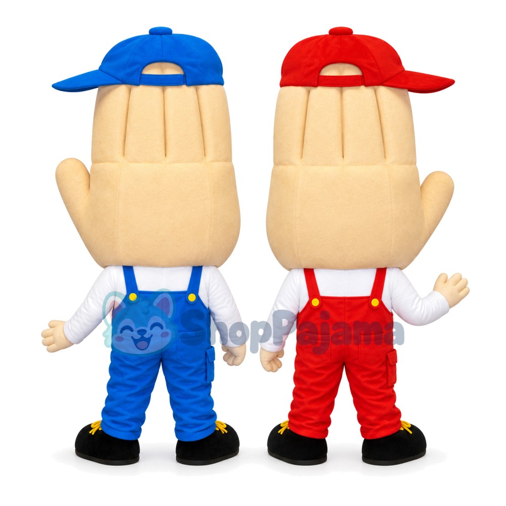 Adult Cartoon Left And Right Palm Mascot Costume