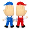 Adult Cartoon Left And Right Palm Mascot Costume