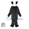 Coward Grey Skunk Mascot Costume