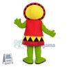 The Glad Frog Wearing Raincoat Mascot Costume