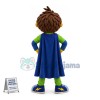 The Boy In Superhero Suit Mascot Costume