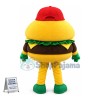 Cartoon Big Eyes Beef Burger Mascot Costume